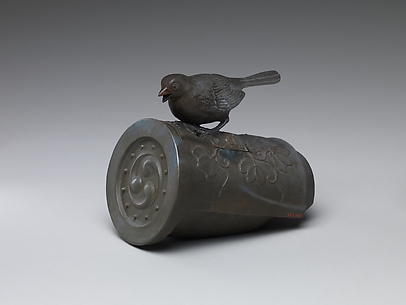 Censer in the Form of Sparrow on a Roof Tile