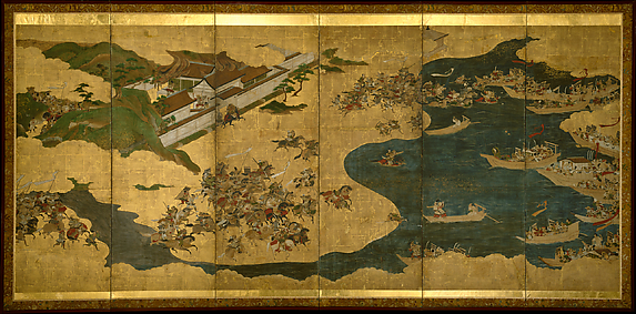 The Battle of Yashima, Scenes from The Tale of the Heike