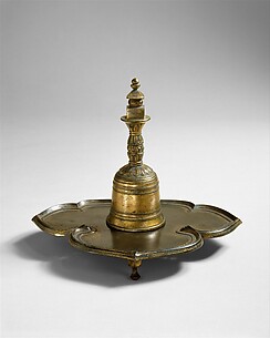 Buddhist Ceremonial Bell with Pagoda Finial