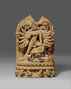 The Goddess Durga Killing the Buffalo Demon (Mahishasura Mardini)