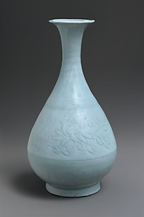 Bottle with Lotus Scroll