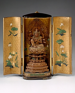 Portable Shrine with an Image of the Horse-Headed (Batō) Kannon