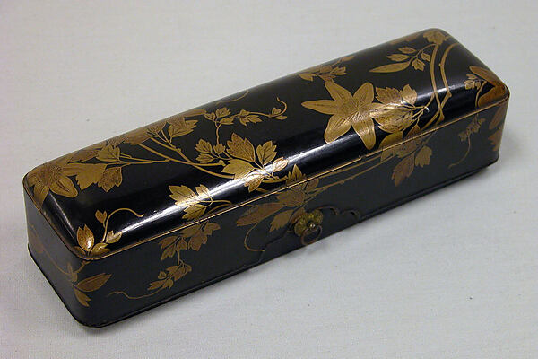 Small Letter Box (Ko-fubako) with Decoration of Clematis Vine