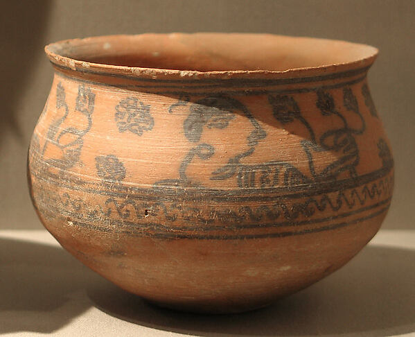 Bowl Decorated with a Procession of Women