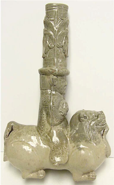 Figure of a Man Astride a Mythical Beast