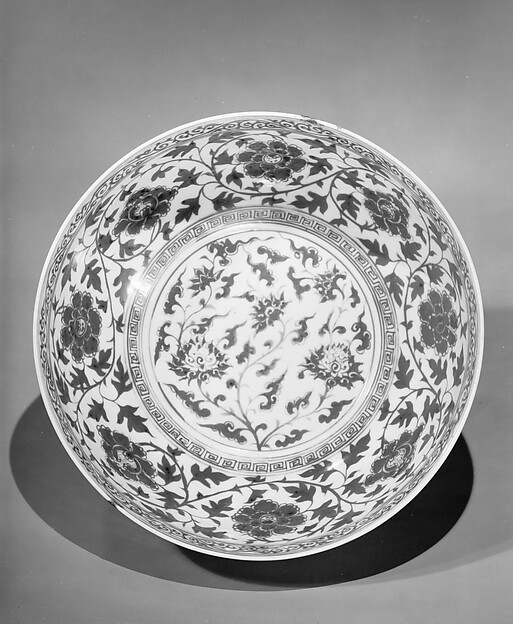 Bowl with Chrysanthemums

