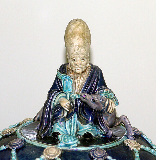 Covered Jar on a Pedestal