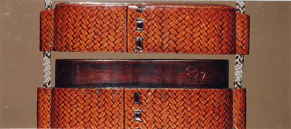 Case (Inrō) with Basketwork Design
