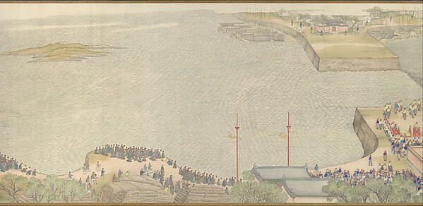 The Qianlong Emperor's Southern Inspection Tour, Scroll Four: The Confluence of the Huai and Yellow Rivers (Qianlong nanxun, juan si: Huang Huai jiaoliu)