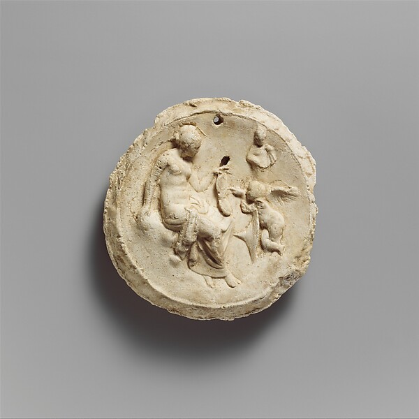 Emblema with Aphrodite and Eros
