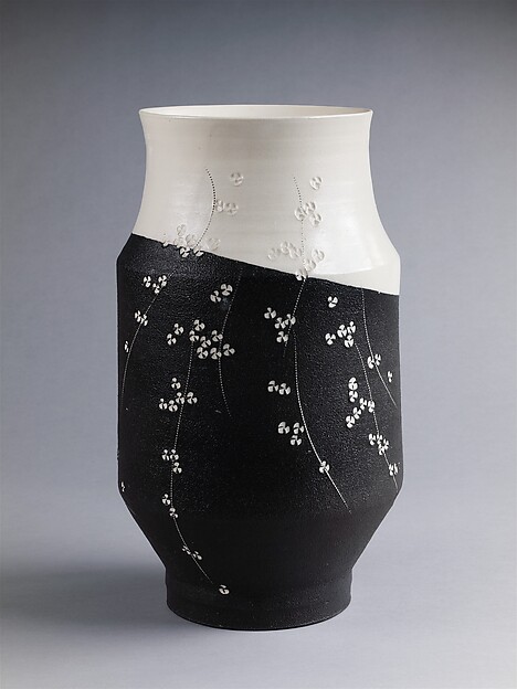 Vessel with Impressed Cherry Blossoms