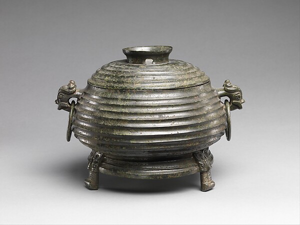 Ritual Grain Vessel with Cover (Gui)
