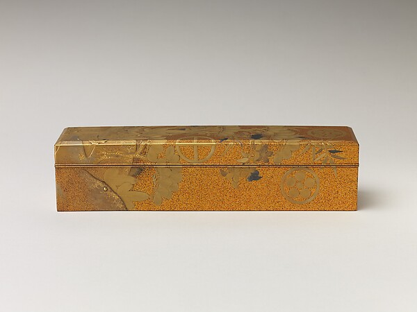 Covered Box with Design of Pine, Bamboo, and Cherry Blossom