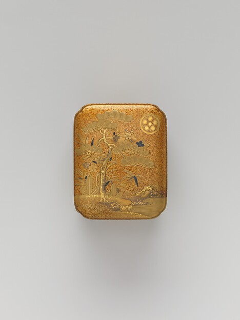 Box with Design of Pine, Bamboo, and Cherry Blossom