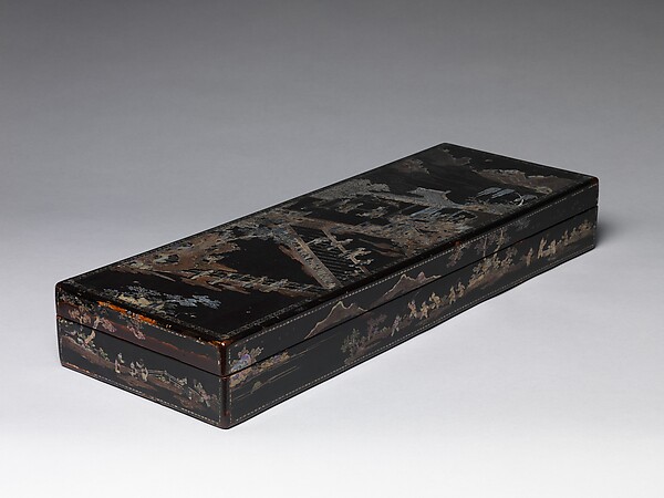 Box with Scene of a Reception and Boys at Play
