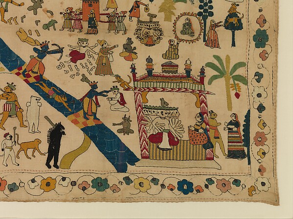 Rumal with Scenes from the Ramayana