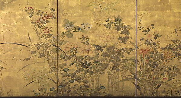Flowering Plants and Vegetables of the Four Seasons