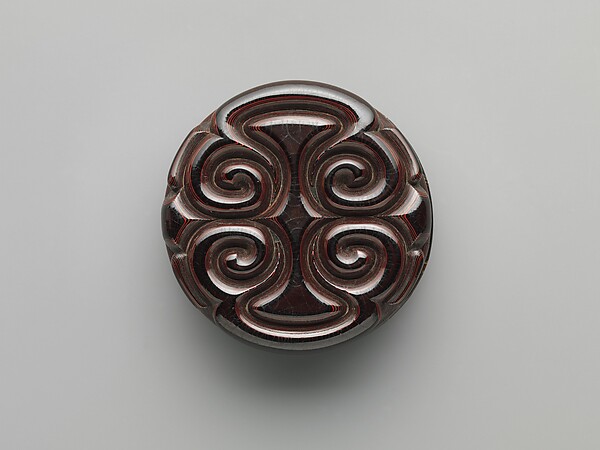Box with “Pommel Scroll” Design

