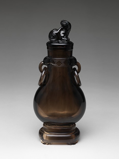 Vase with Cover and Base

