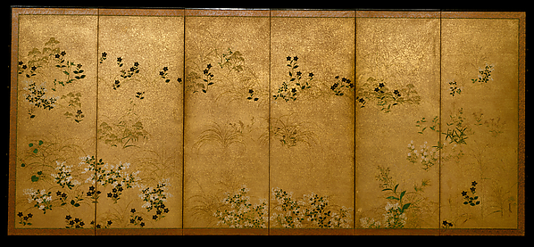Moon and Autumn Grasses