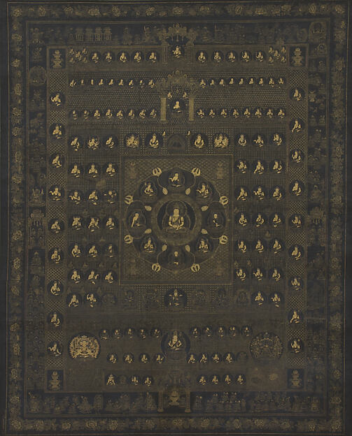 a) Womb World Mandala; b) Diamond World Mandala (From the Mandalas of Both Worlds)