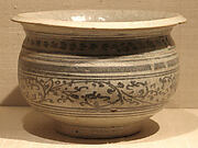 Pot with Foliate Design