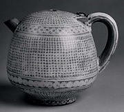 Water-Dropper with Slip-Inlaid Design