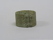 Open Wide Bracelet with Striations