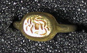 Ring with Stepped Quatrefoil Bezel
