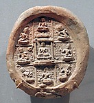 Plaque with a Mandala of the Eight Bodhisattvas
