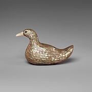 One of a Pair of Boxes in the Shape of Ducks