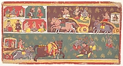 Episodes from Krishna's Life: Folio from a Bhagavata Purana (Ancient Stories of Lord Vishnu)