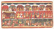 Encounters in Mathura: Page from a Dispersed Bhagavata Purana (Ancient Stories of Lord Vishnu)
