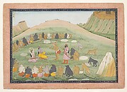 Hanuman Revives Rama and Lakshmana with Medicinal Herbs