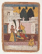 Ramkali Ragini:  Page from a Dispersed Ragamala Series (Garland of Musical Modes)