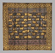 Painted Cloth (Pichwai) Depicting the Celebration of the Festival of Cows
