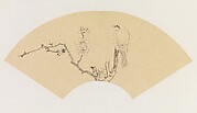 Bird on a Branch of Blossoming Plum, after Chen Hongshou