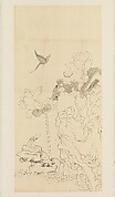 Butterflies, Bird, Lotus, and Rock, after Chen Hongshou