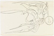 Flying Celestial (Apsara) with Musical Instrument
