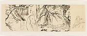 Bodhidharma and Luohans, after Liang Kai's "Eight Eminent Monks"