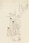 Bird Study with Narcissus and Rock, after Chen Hongshou