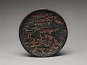 Pair of Dishes with Scenes from the Romance of the Three Kingdoms

