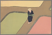 “Rice Paddies in Spring” (Haru no tanomo), from Flowers of a Hundred Worlds (Momoyogusa)
