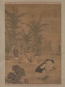 The Scholar Fu Sheng Transmitting the Book of Documents