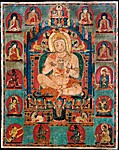 Portrait of Jnanatapa Attended by Lamas and Mahasiddhas