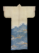 Summer Robe with Plovers above Sandbars and Flowering Plants