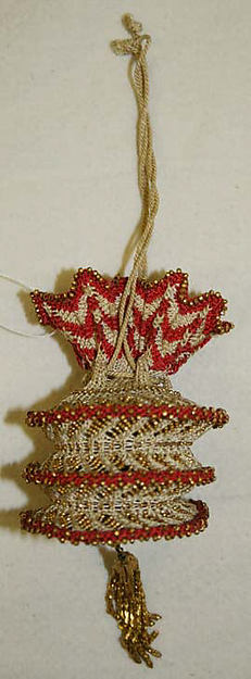 Victorian beaded reticule