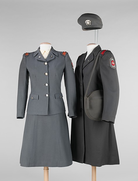 The wool Cadet Nurse Uniform