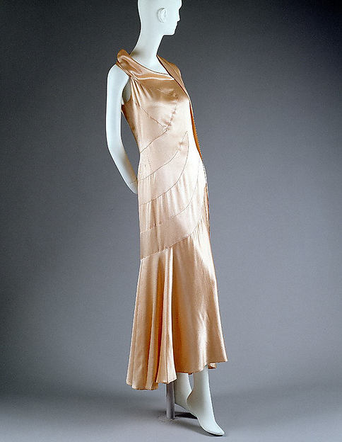 Coco Chanel vintage 1930s Dress, Evening