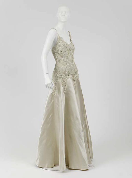 1930s Chanel vintage Dress, Evening